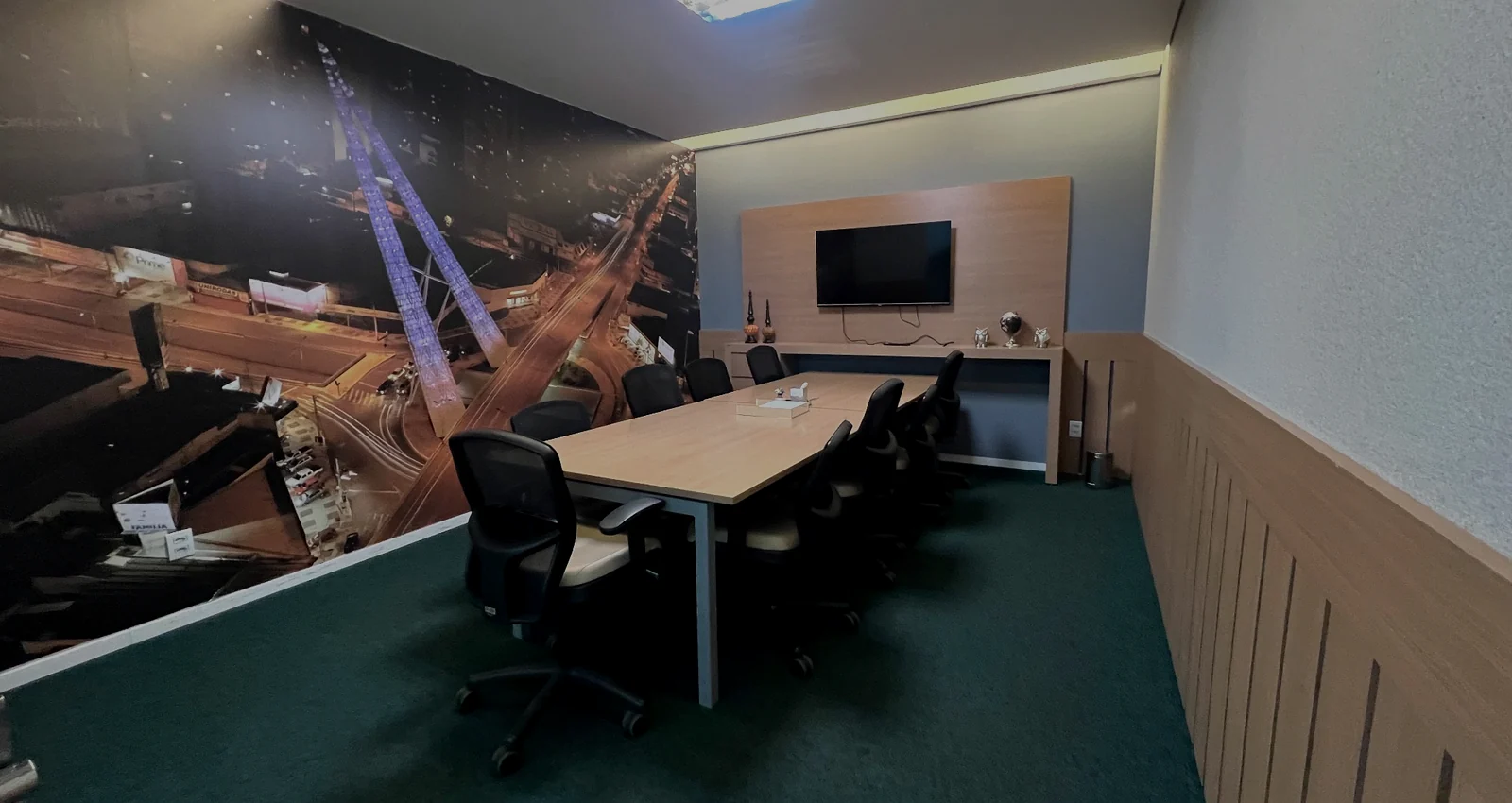 Sala executiva do Grupo Soma